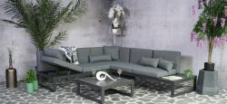 Steigerhouten lounge bank
