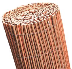 Sichtschutzmatten Weidenmatte rot 1x5m