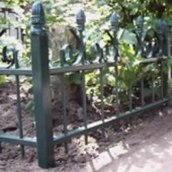 Fence railing Monaco 200x50cm (per mtr)