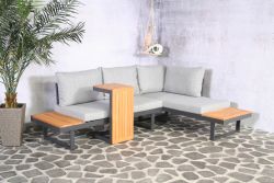 Steigerhouten lounge bank