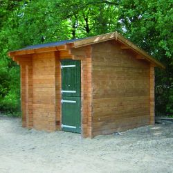 Horse boxes wood 3,8x3,8m