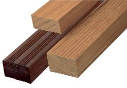 Postes para tarimas madera dura 4,5x7x300cm