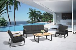 Garden furniture aluminium lounge Robinson