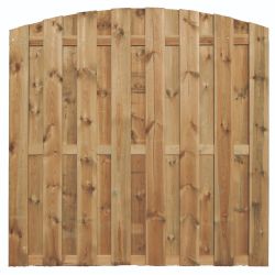 Schutting tuinscherm 15 planks toog 180x180cm