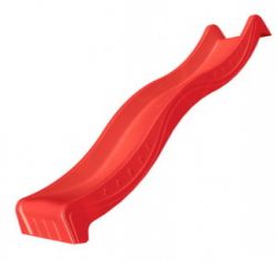 Glijbaan rood 265cm voor houten speeltoestellen