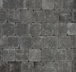 Cobblestones black tumbled 10x10x6cm (m2)