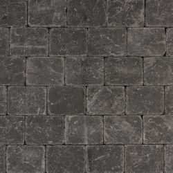 Cobblestones black tumbled 15x20x6cm (m2)