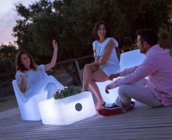 Table de Jardin Ibiza design 45x59x30cm