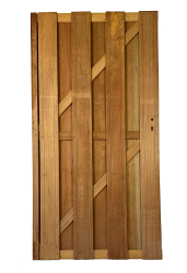 Puerta jardin madera tropical dura 180x90cm