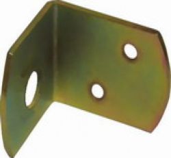 L-brackets yellow galvanized without screw