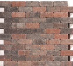 Brick pavers redblack 20x5x6cm (m2)
