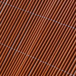 Canisse osier saule composite 2x3m brun