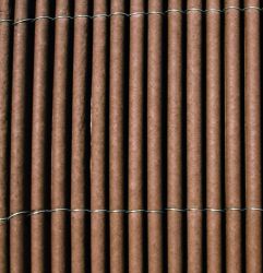 Willow fencing rolls composite darkbrown 2x3m