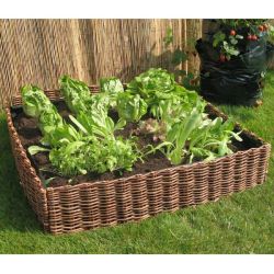 Planter vegetable garden box 100x100x20cm