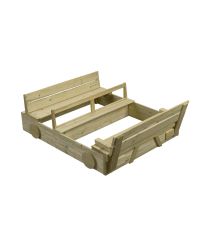 Sandkasten holz 120x100cm, Auto