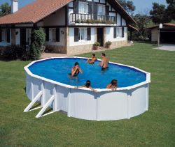 Steel wall pool 500x300cm