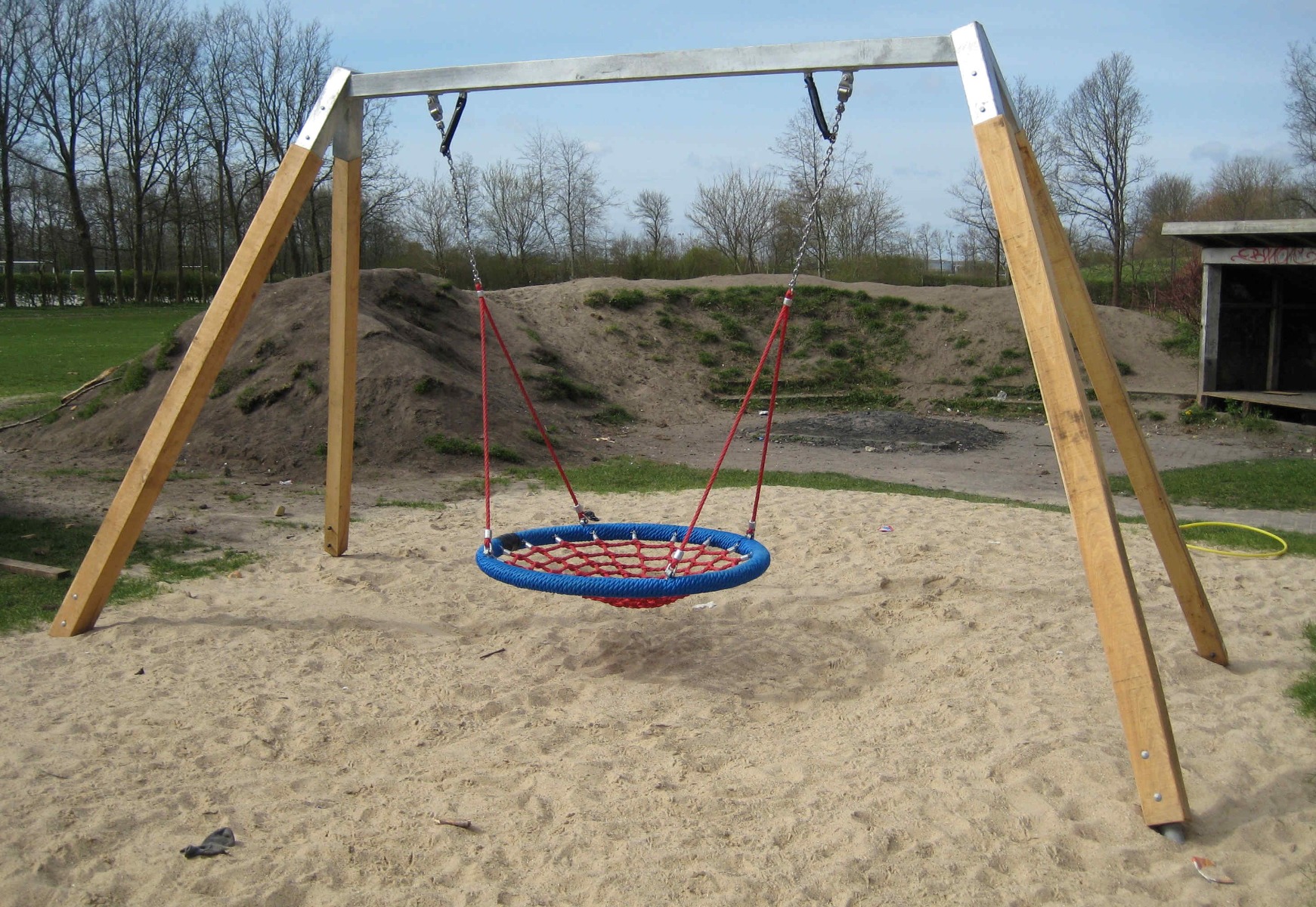Speeltoestelverbinder voor nestschommel openbare speelplaatsen