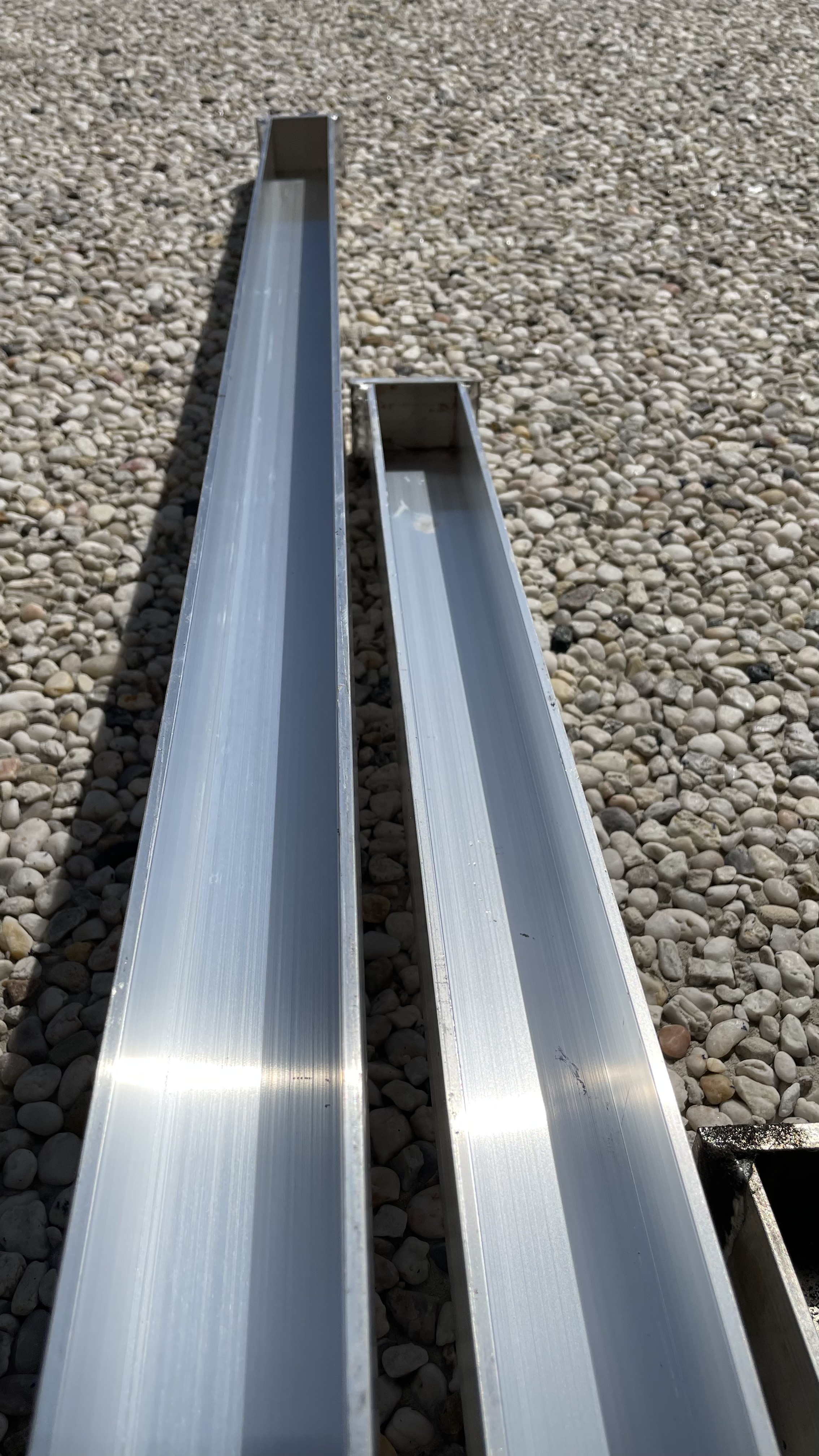 Aluminium profiel U profiel voor betonschutting