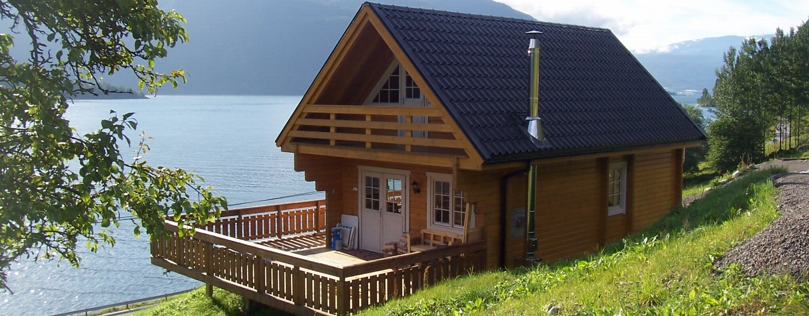 Houten huis blokhut lodge chalet Stavanger 5,20x7,80m (94mm)