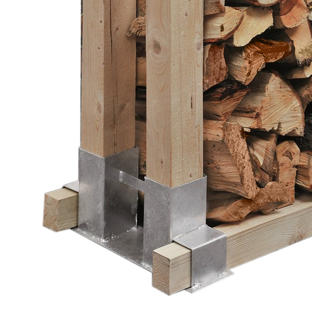 Houtstapelhouder houtbergingsteun openhaardhout houtberging