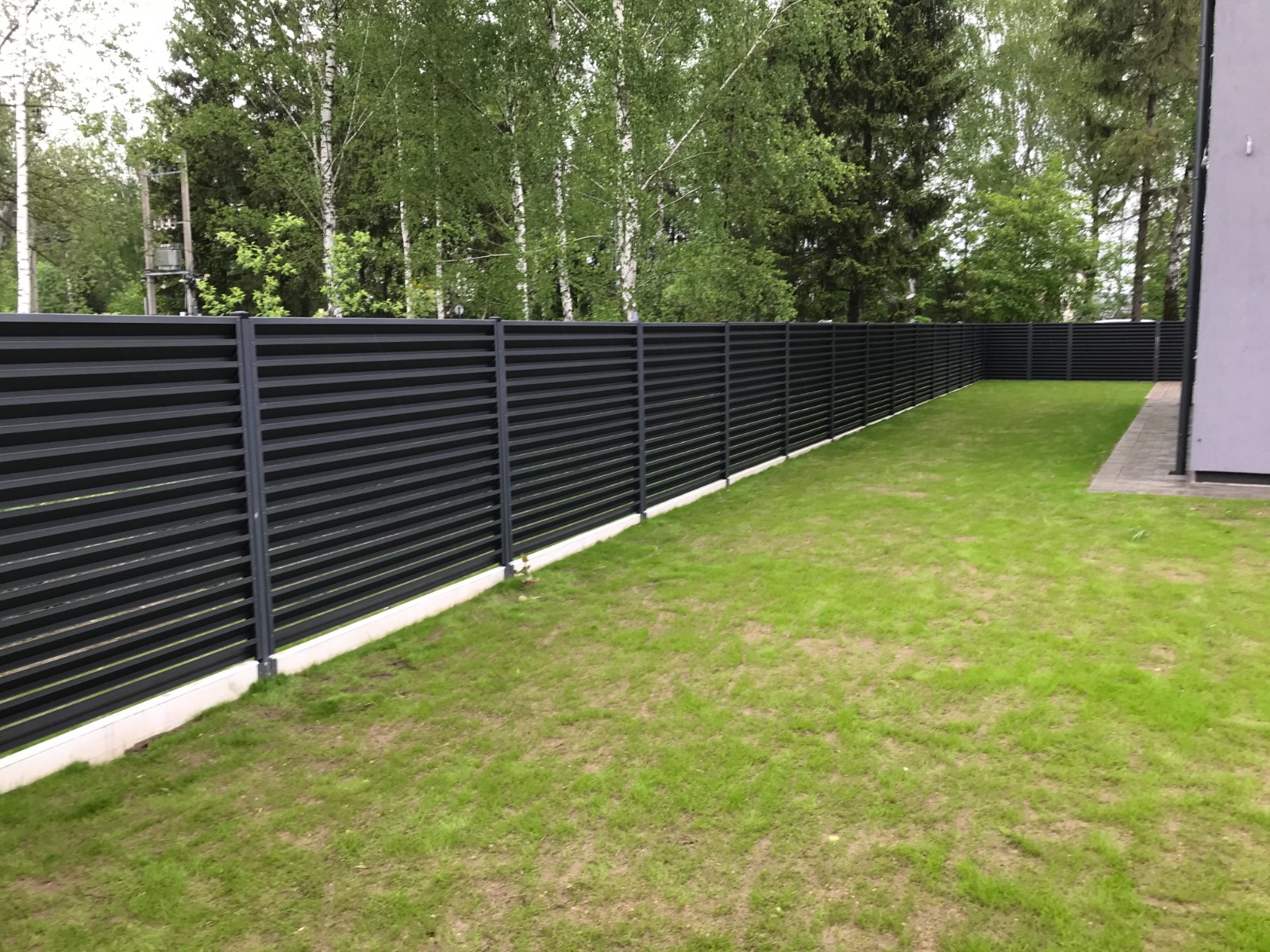 Aluminium schutting Pals 180x180cm