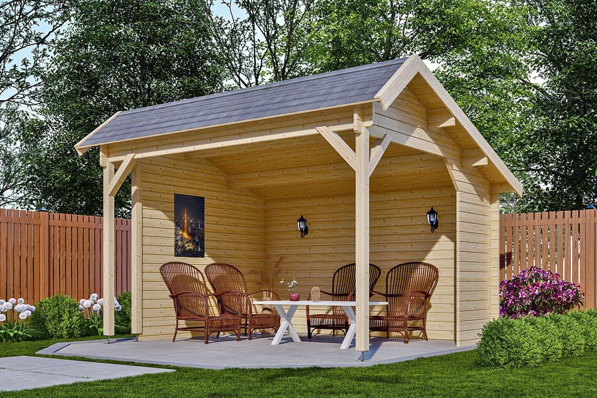 Pavillon 380x320cm / 40mm