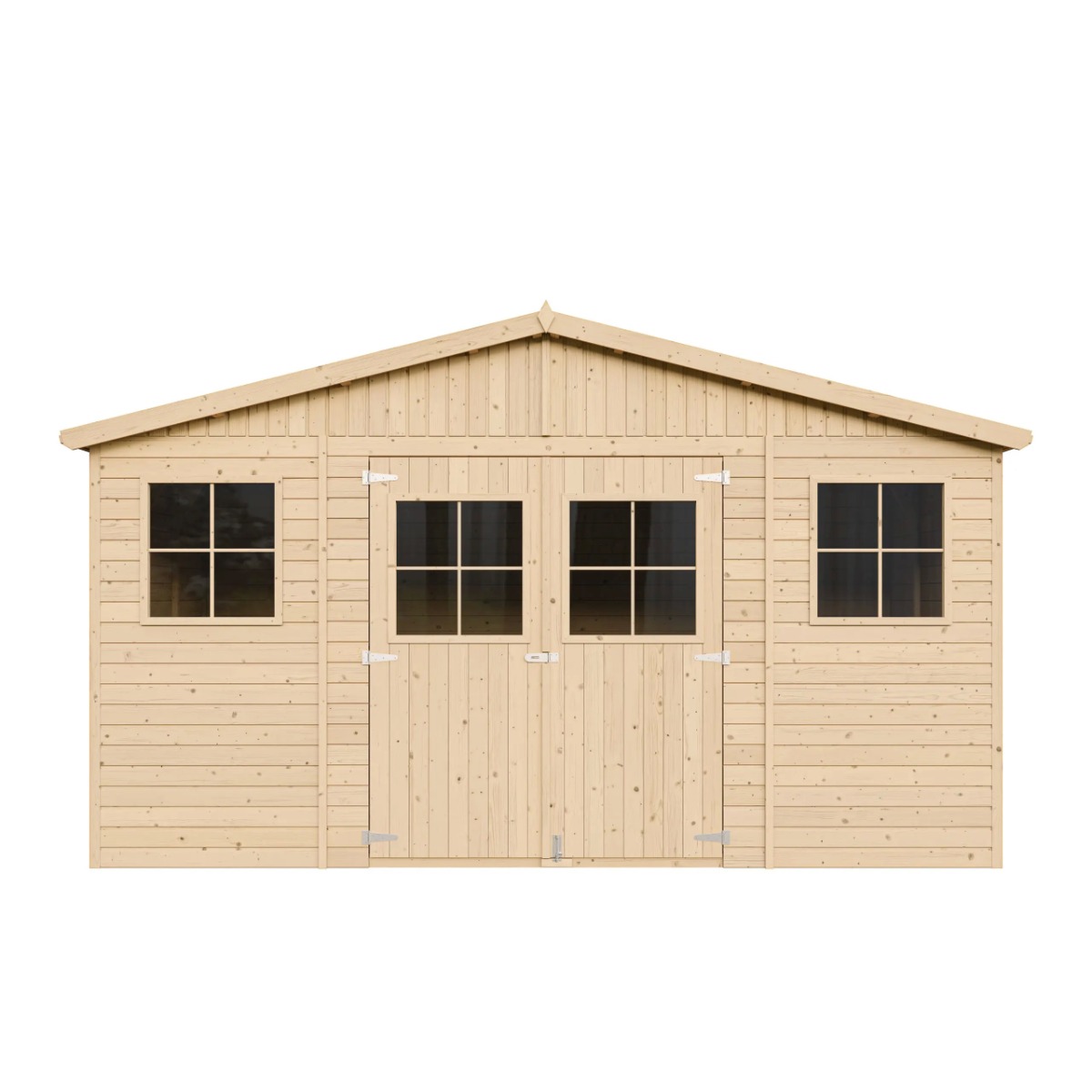 Gerätehaus Gartenhaus Kiefernholz 297×401×246cm