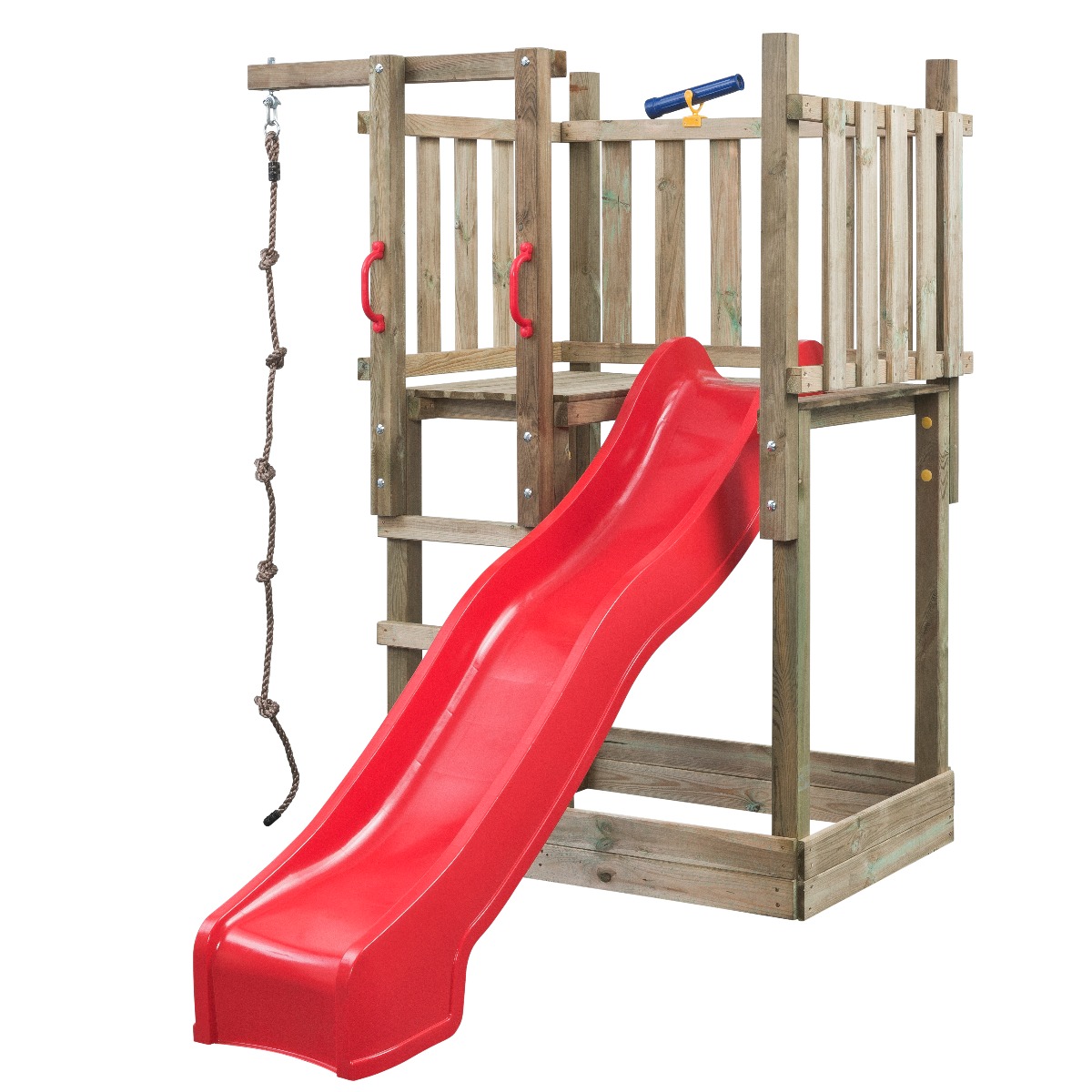 Houten speeltoestel houten schommel Marco 120x104x210cm