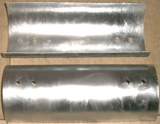 Verbinder rondhout palisadebeslag ø10cm