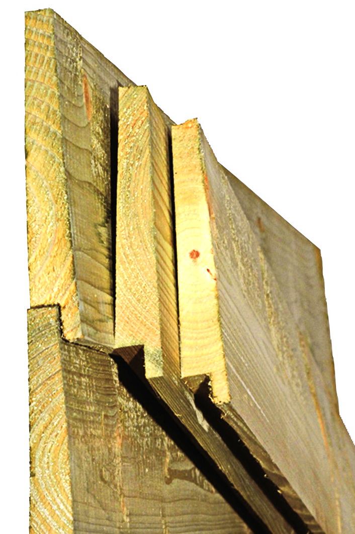 Zweeds rabat potdekselplanken 360cm