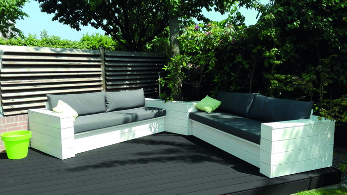 Composiet in de tuin