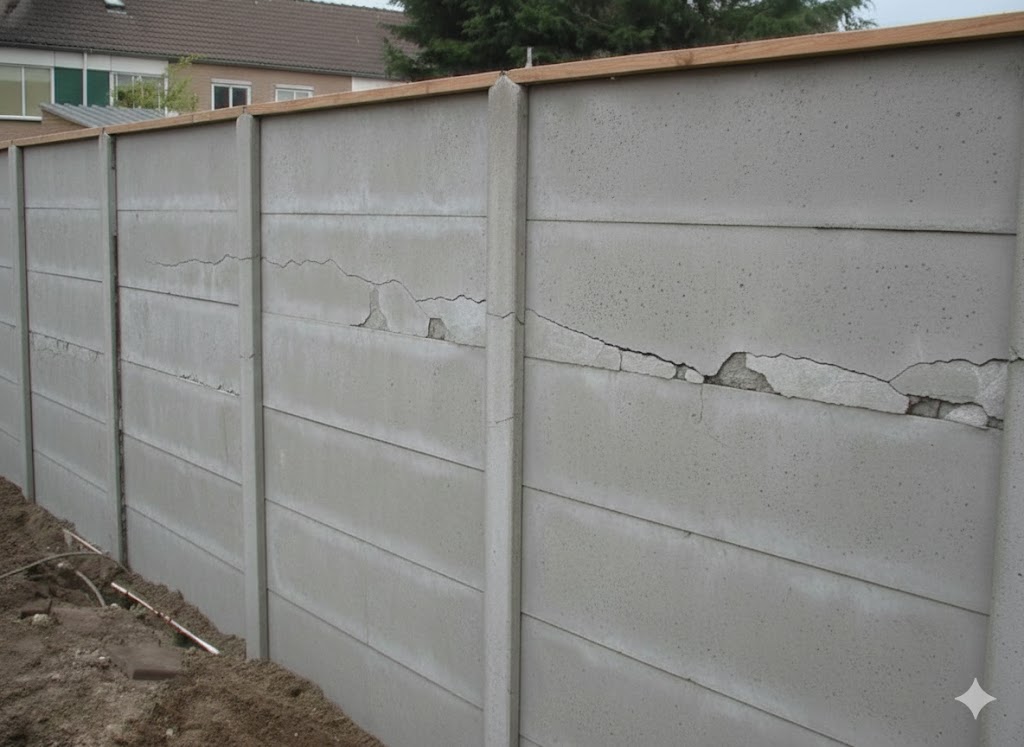 Comment réparer au mieux une clôture en béton?